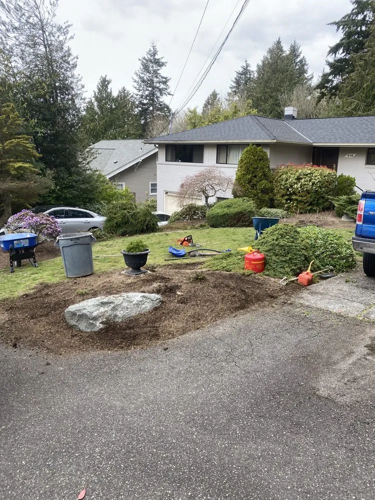 Expert garden landscaping with custom design across Snohomish, WA - Two monkeys