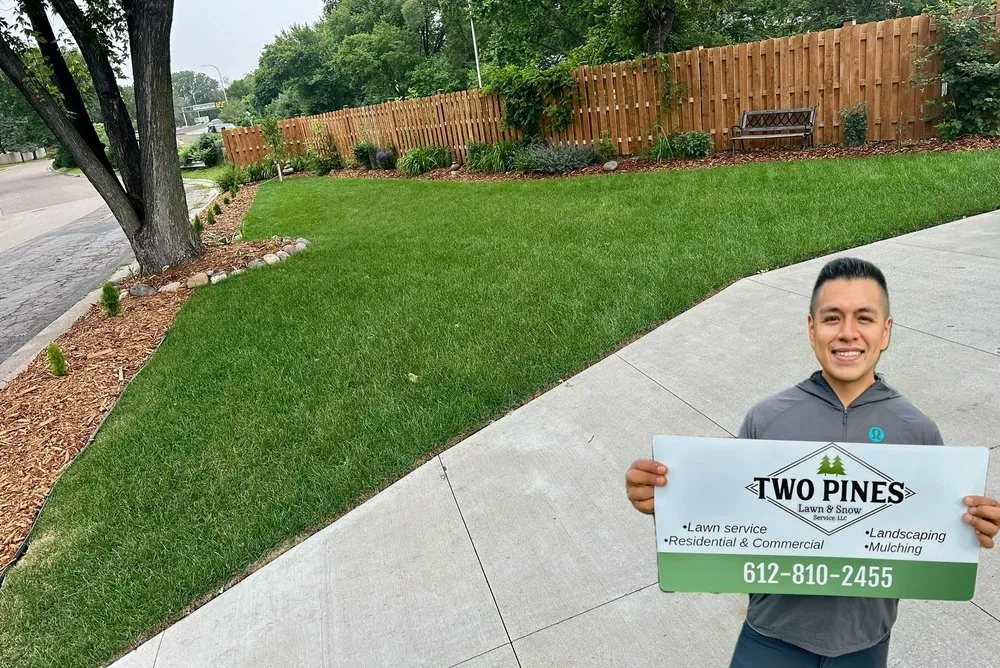 Custom lawn mowing service in Bloomington, MN - Two Pines Lawn and Snow Services