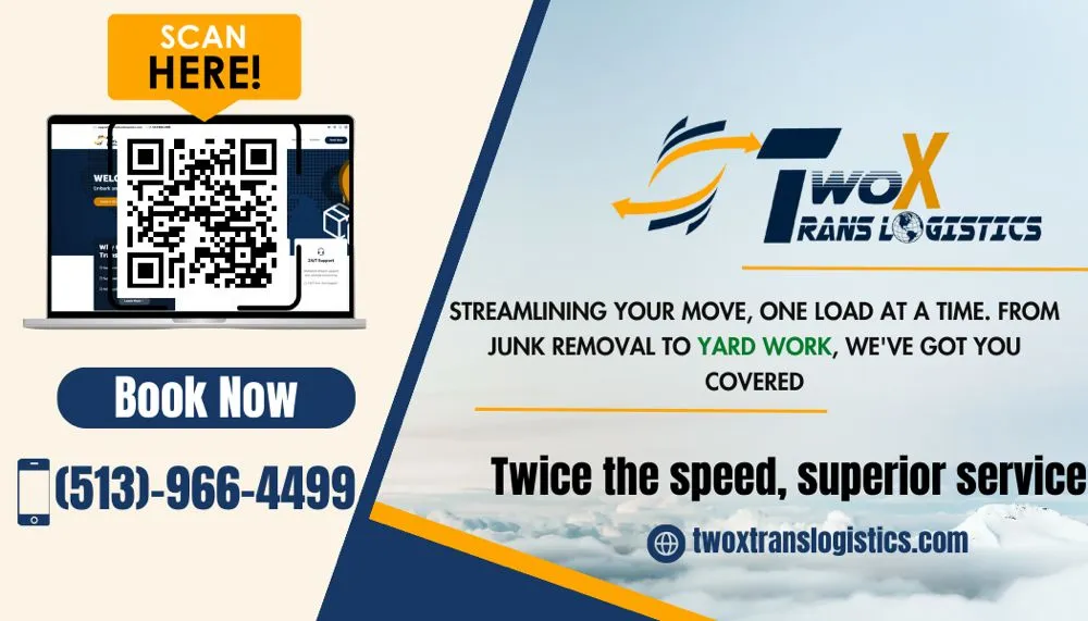 Custom yard cleanup service in Cincinnati, OH by TwoX Translogistics