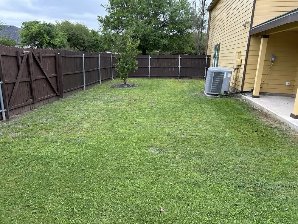Local landscape installation in Kyle, TX by TW’s Lawn Care