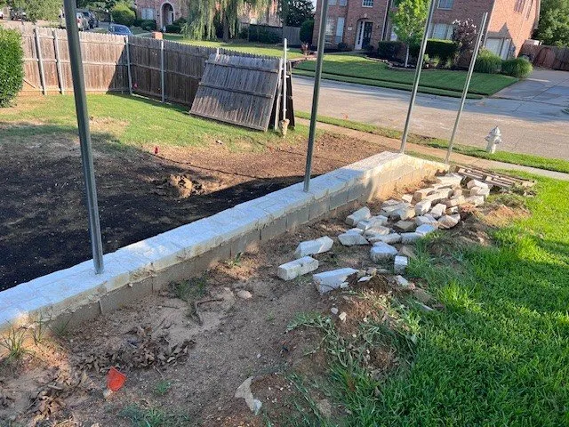 Professional landscape installation with custom design across Red Oak, TX - TX Blue Line Construction