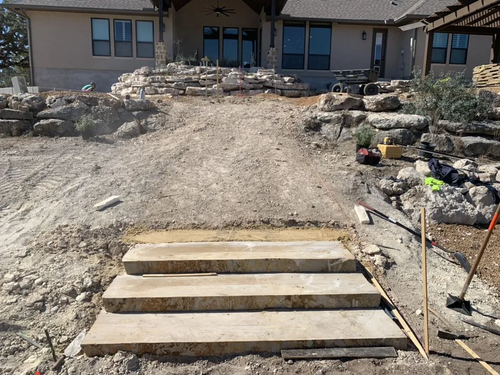 Local garden landscaping for year-round maintenance in Bandera, TX by TX Design Landscapers