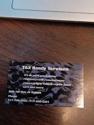 T&X Handy Services and Mechanic Logo