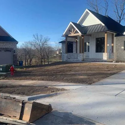 Trusted lawn mowing service in Clever, MO by Tyco's Hydroseeding & Excavation