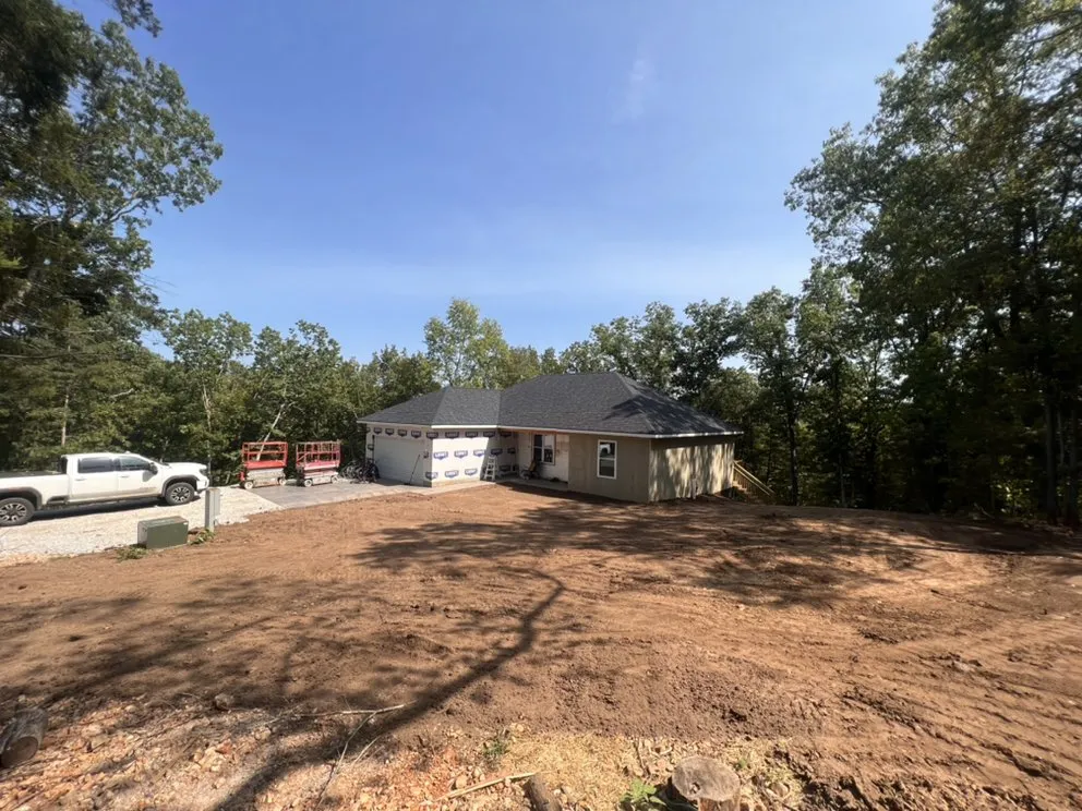 Professional lawn mowing service for homes in Clever, MO by Tyco's Hydroseeding & Excavation