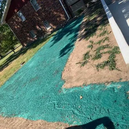 Professional yard maintenance in Clever, MO by Tyco's Hydroseeding & Excavation