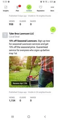 Tyler Bros Lawncare Logo