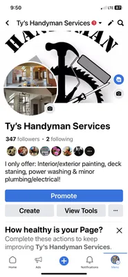 TY's Handyman Service Logo