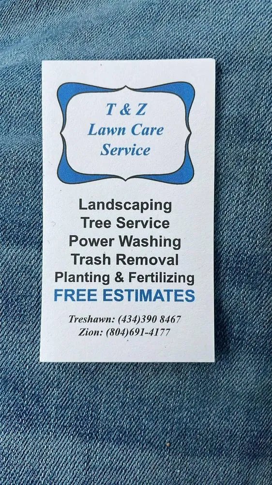 Local yard cleanup service with custom design in Petersburg, VA by T&Z Lawncare Services