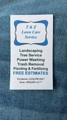 T&Z Lawncare Services Logo