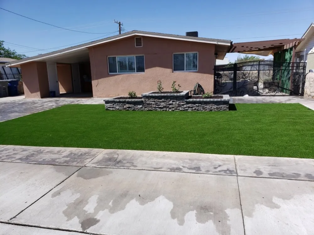 Expert lawn mowing service in El Paso, TX by U Do It Concrete & Landscape