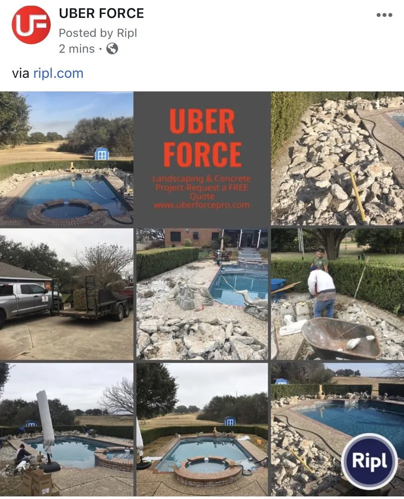 Reliable landscape design near you in Converse, TX by UBER FORCE