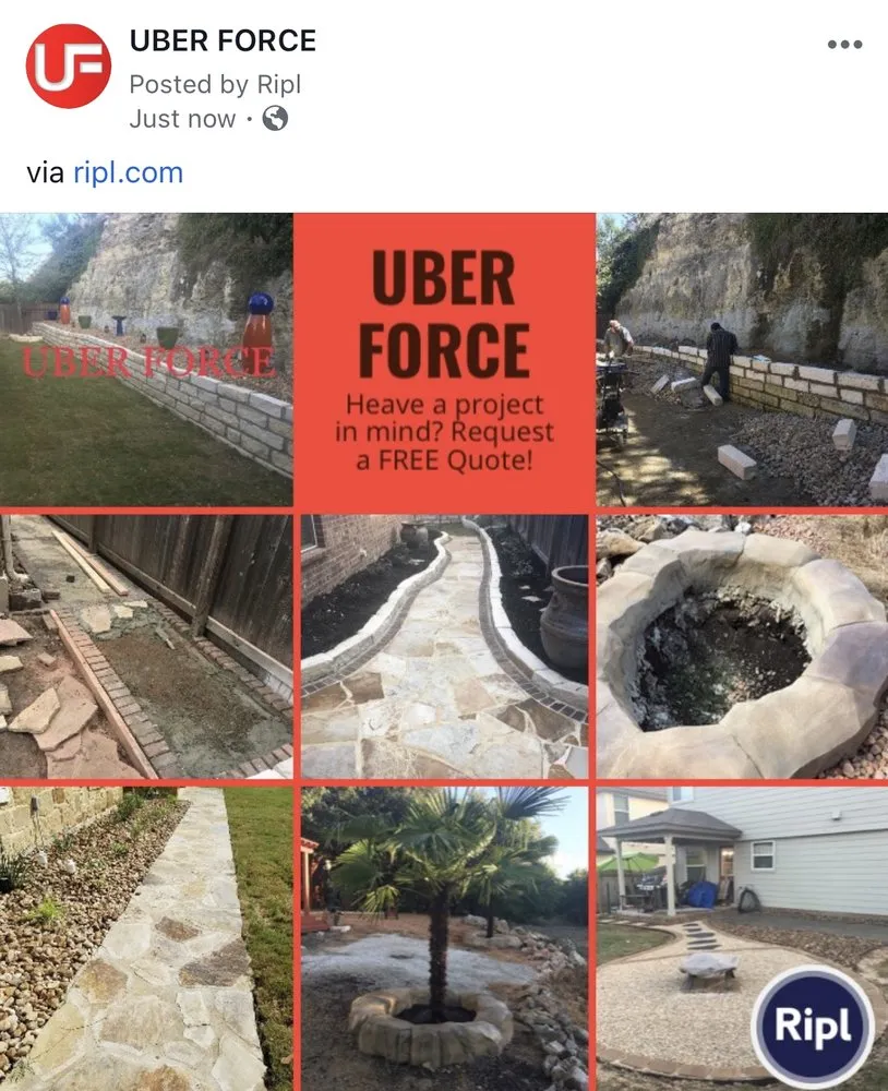 Trusted landscape installation in Converse, TX - UBER FORCE