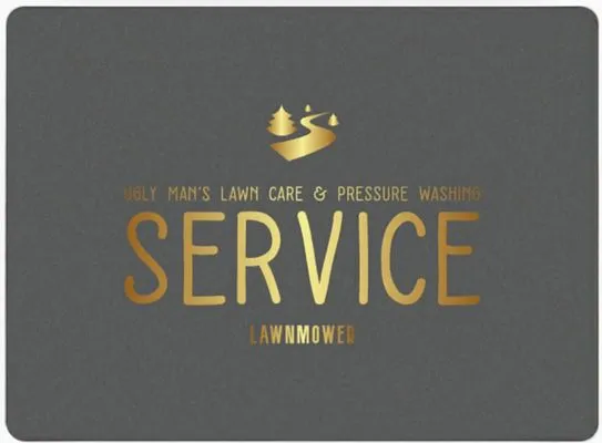 Ugly Man's Lawn Care & Pressure Washing Service Logo