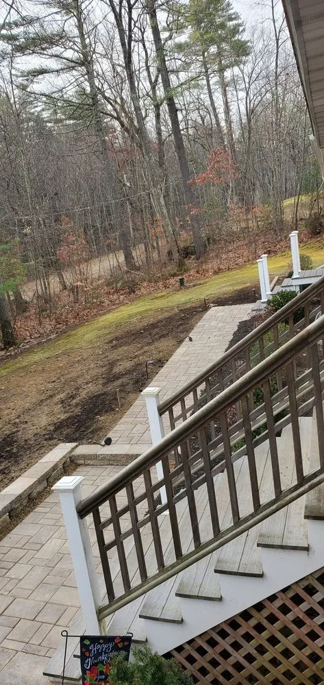 Professional outdoor landscaping in Bedford, NH by Ulster Property Services