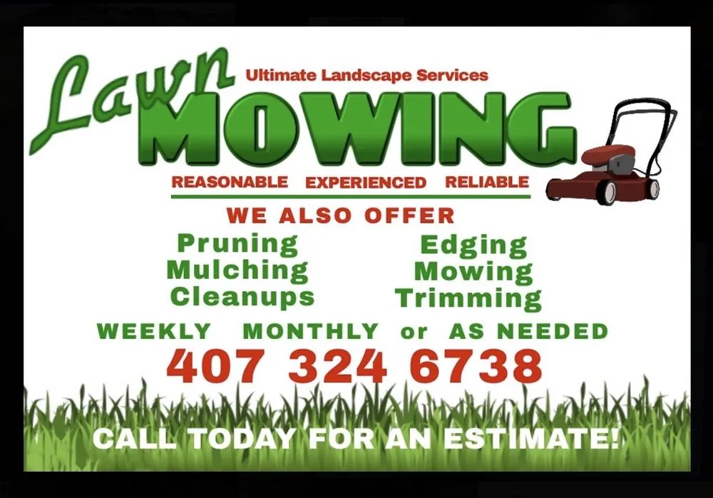 Professional lawn mowing service in St. Cloud, FL - Ultimate Landscape Services