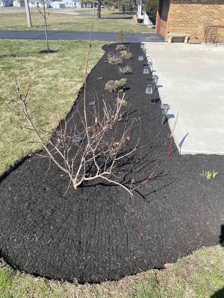 Local landscape installation in Muncie, IN by Ultimate Lawn Services