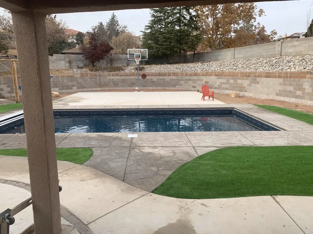 Affordable yard maintenance with custom design in Rio Rancho, NM by Ultimate Syn-Turf