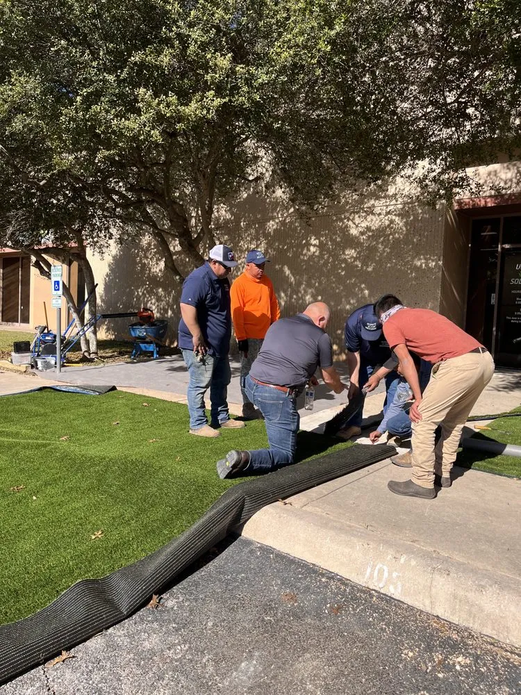 Custom garden landscaping in San Antonio, TX by Ultimate Turf Solutions