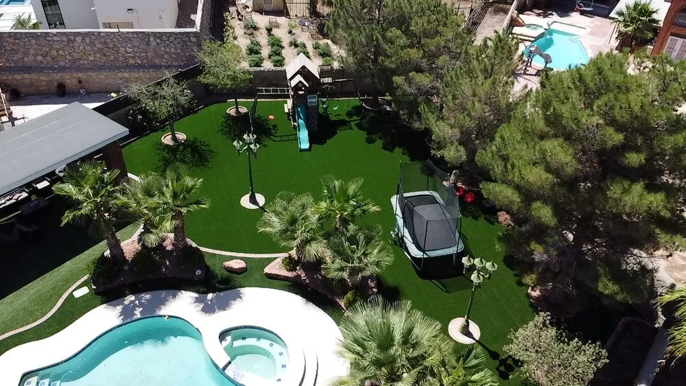 Custom landscape design with custom design across El Paso, TX - Ultra Home Solutions