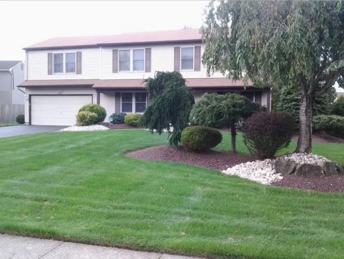 Custom garden landscaping in Howell, NJ by Ultra Lawn Services