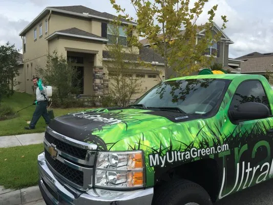 UltraGreen Lawn Service Logo