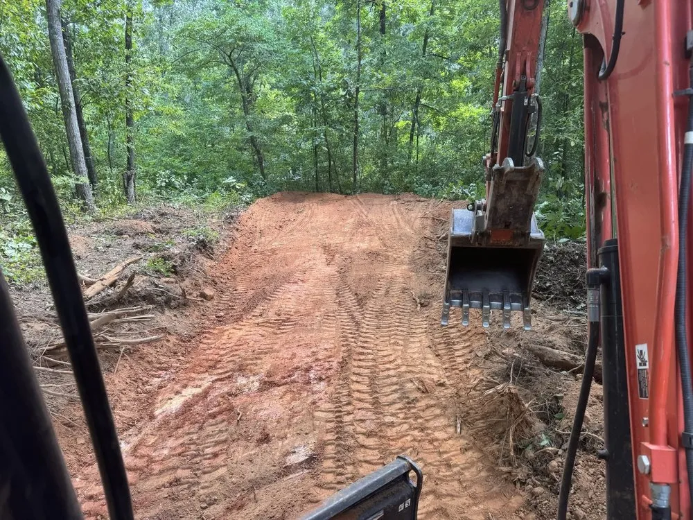 Professional yard maintenance with custom design in Talking Rock, GA by Under Grace Transport And Grading