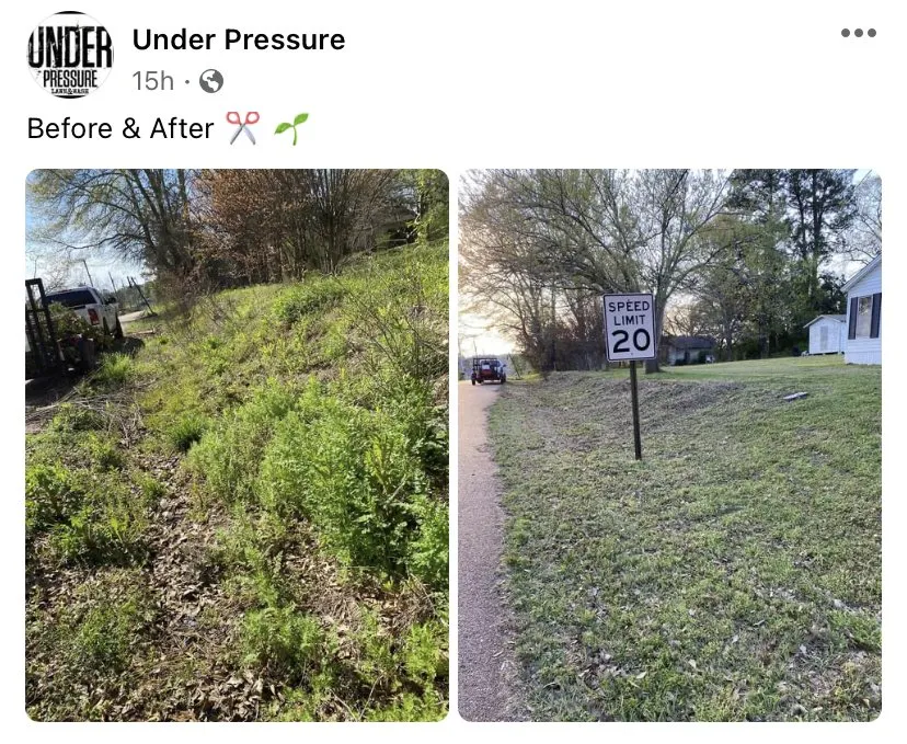 Top-rated lawn care service in Bloomburg, TX by Under Pressure