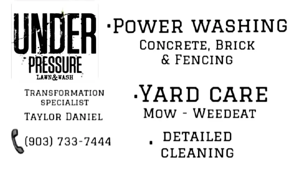 Trusted lawn mowing service experts serving Bloomburg, TX - Under Pressure