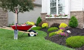 Custom landscape installation in Hazelwood, MO by Under Pressure Cleaners