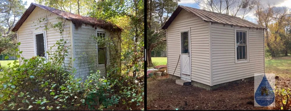 Expert yard cleanup service with custom design in Farmville, VA by Under Pressure