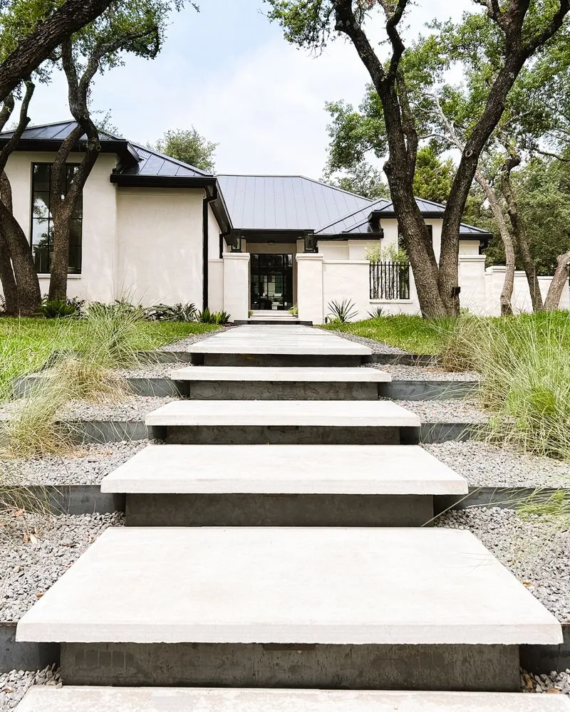 Affordable landscape installation in Austin, TX - Under the Oak Canopy