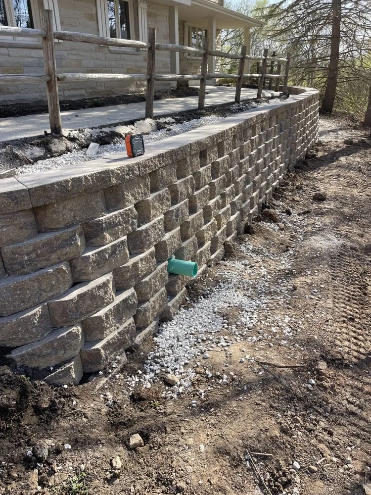 Custom landscape installation for residential properties across Saukville, WI - Underground Excavating