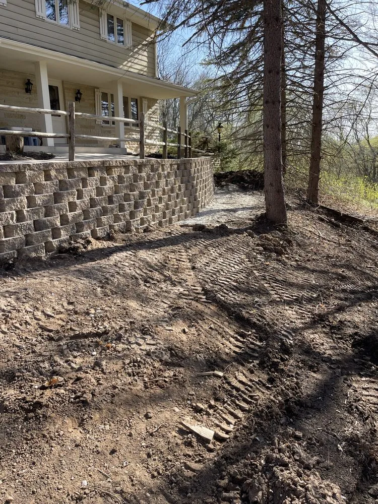 Expert residential landscaping in Saukville, WI - Underground Excavating