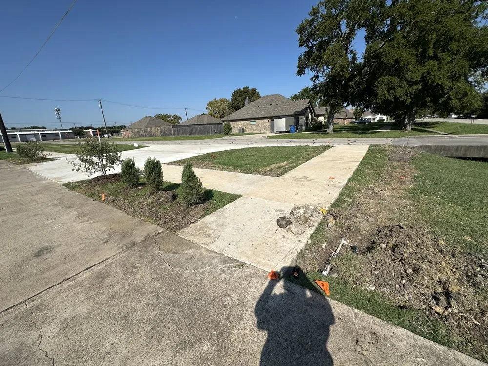 Affordable outdoor landscaping for homes in Kaufman, TX by Underground Systems
