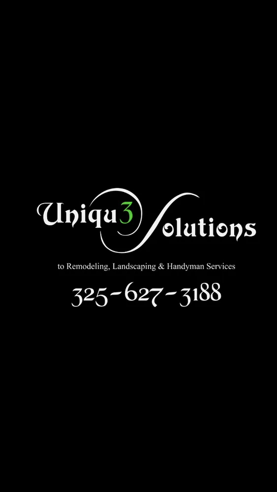 Custom residential landscaping for beautiful yards in Abilene, TX by Uniqu3 Solutions