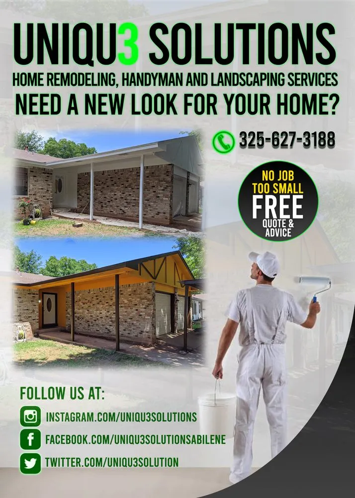 Custom landscaping services experts serving Abilene, TX - Uniqu3 Solutions