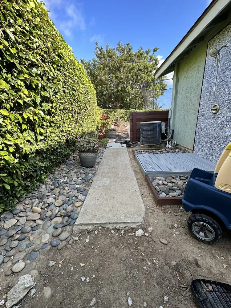 Reliable lawn mowing service for homes in Vista, CA by Unique California Landscape Construction