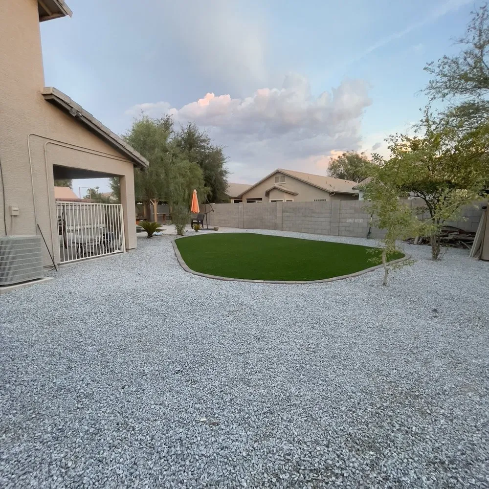 Reliable yard cleanup service for residential properties across Phoenix, AZ - Unique Choice Design