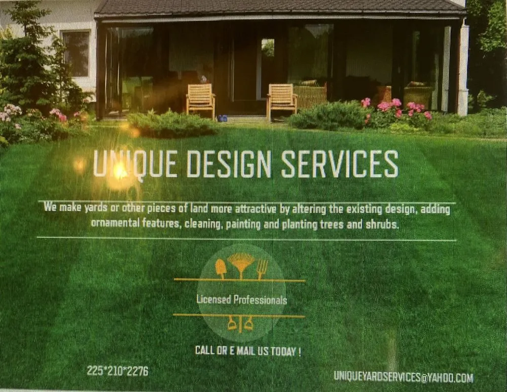 Custom landscape installation for outdoor upgrades in Baton Rouge, LA by Unique Design Services