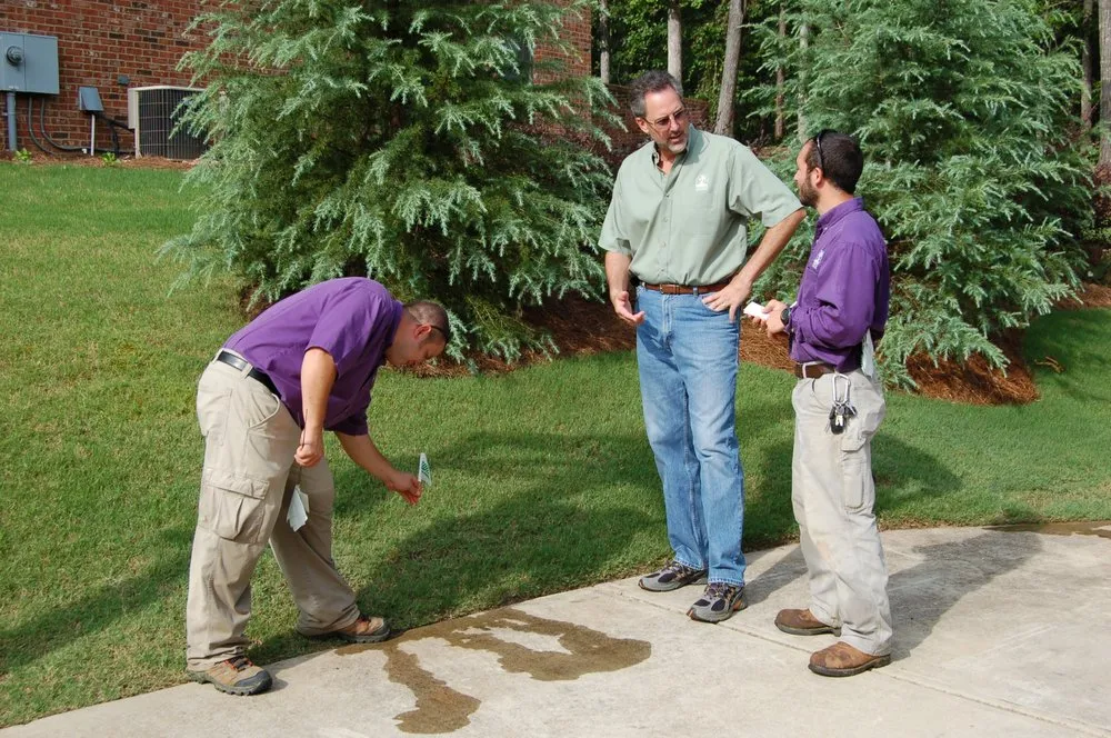 Custom residential landscaping for year-round maintenance in Mableton, GA by Unique Environmental Landscapes