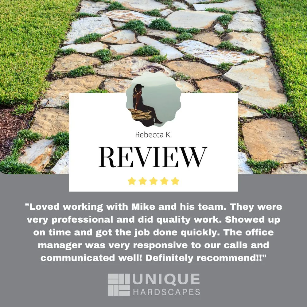 Local lawn mowing service with custom design in Ringwood, NJ by Unique Hardscapes