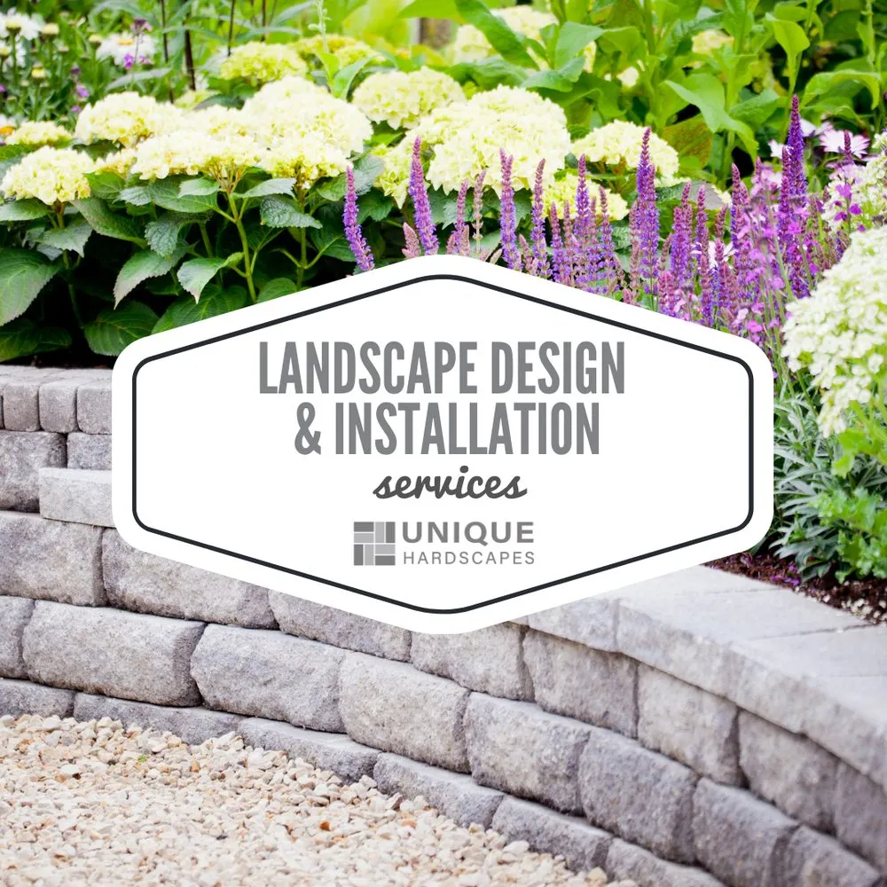 Custom lawn care service with custom design in Ringwood, NJ by Unique Hardscapes
