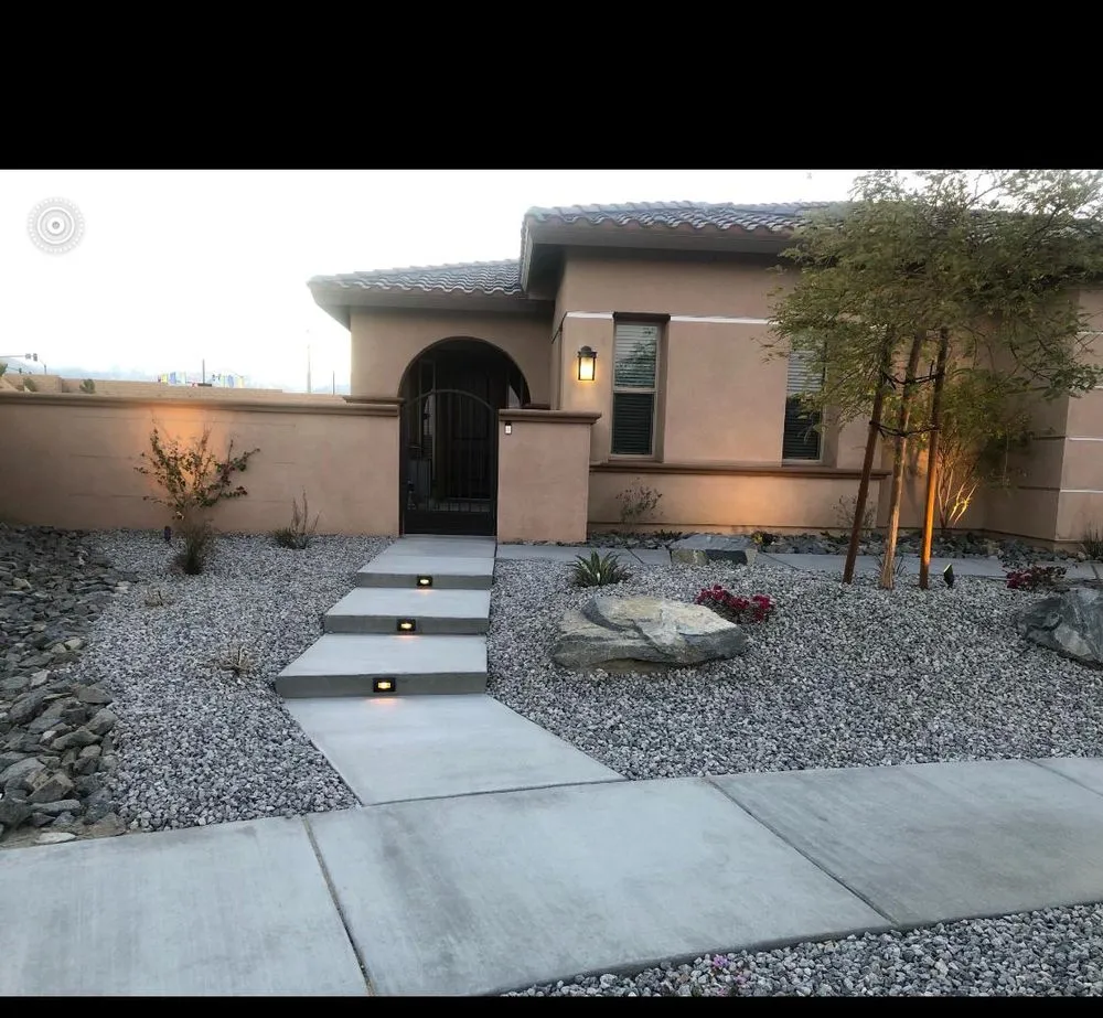 Professional garden landscaping for year-round maintenance in Thousand Palms, CA by Unique landcare