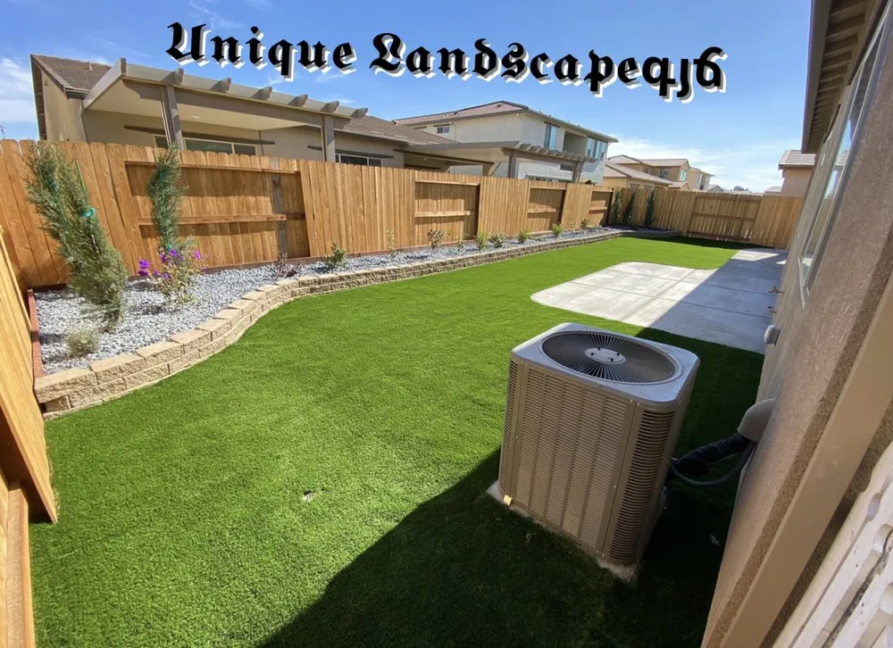 Custom yard maintenance in Elk Grove, CA by Unique Landscape