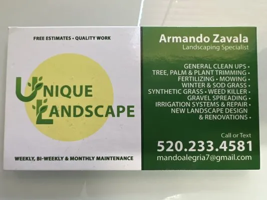 Unique Landscape Logo