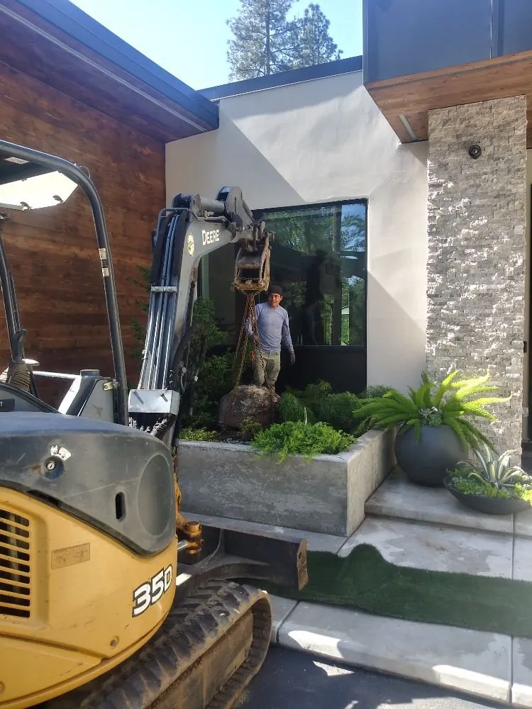 Reliable landscape installation for beautiful yards in Nevada City, CA by Unique Landscapes