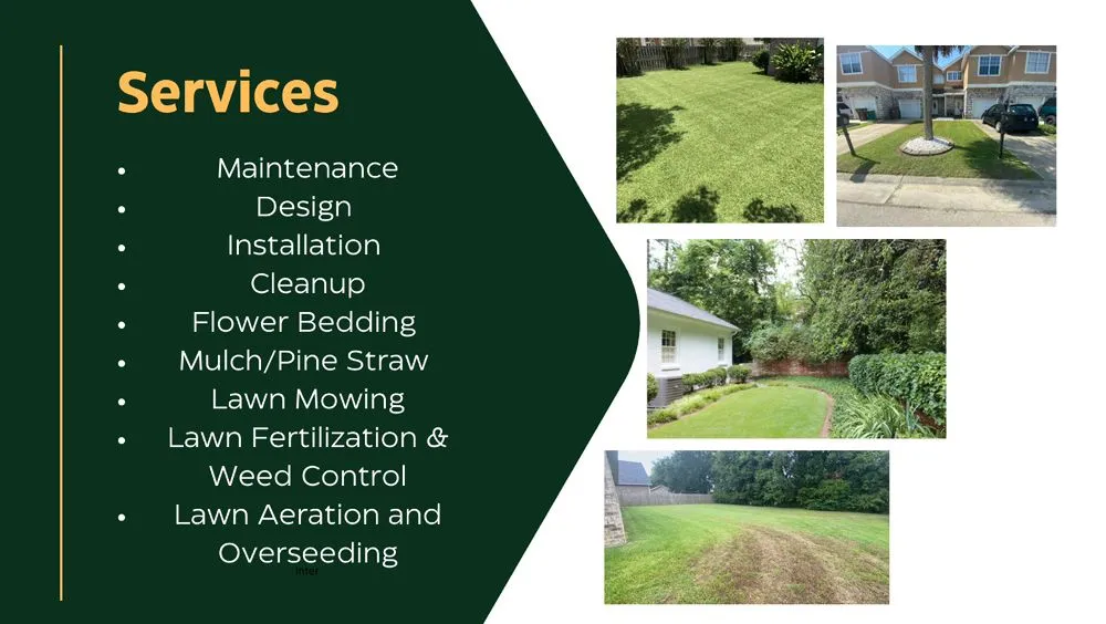 Professional landscape installation in Biloxi, MS by Unique Landscaping