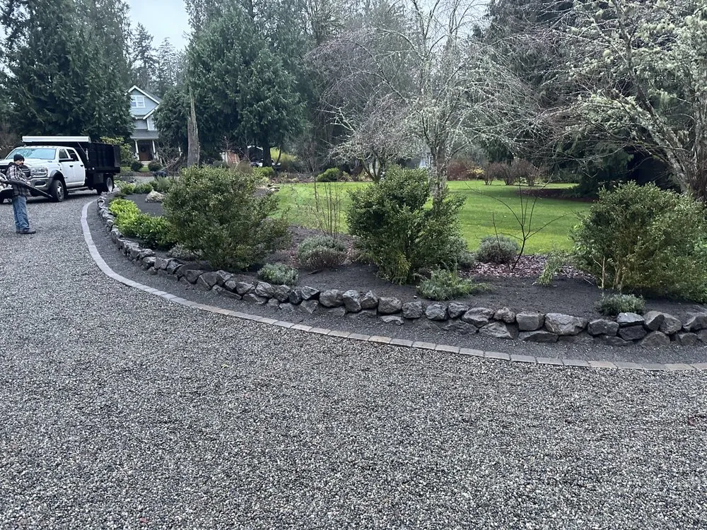 Custom yard cleanup service for homes in Poulsbo, WA by Unique Landscaping