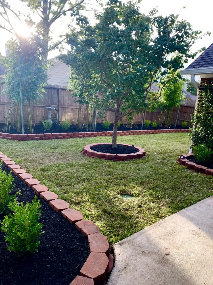 Professional landscape design in Houston, TX by Unique Quality Lawn Care & Landscaping